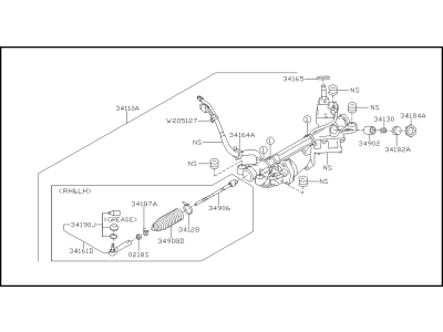 Subaru Outback Rack And Pinion - 34110AN01B