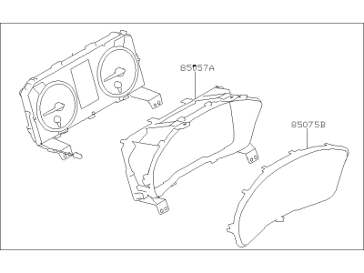 Subaru Instrument Cluster - 85002AN01A