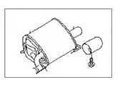 Subaru 44300SC152 MUFFLER ASSY RH