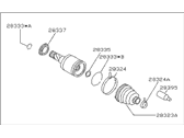 Subaru 28492FE020 DOJ UNIT KIT REAR