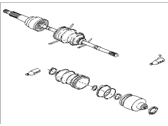 Subaru 23221GA242 AXLE SHAFT ASSY 2AC