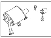 Subaru 44300XA00C MUFFLER ASSY RH