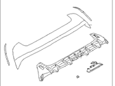 Subaru 96031AL01BW7 ROOF SPOILER ASSEMBLY