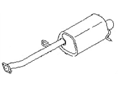 Subaru 44300SA110 MUFFLER ASSY
