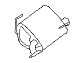Subaru 44300FL04A MUFFLER ASSEMBLY-RIGHT