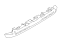 Subaru 57705AE06A Energy ABSORBER Rear Bumper