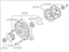 Subaru 23700AB020 Alternator Assembly