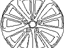 Subaru 28111VA071 Aluminium Disc Wheel