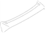 Subaru 96031SG000E1 Roof Spoiler Assembly