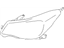Subaru 84913SG330 Head Lamp Lens & Body Left