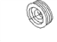 Subaru 12305AA242 PULLEY-CRANKSHAFT