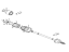 Subaru 28021AA081 Rear Drive Shaft Assembly, Right